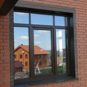 Ламинированное противопожарное окно / серия FRM975