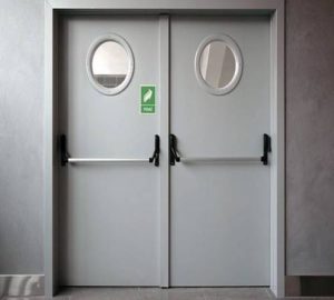 Противопожарная дверь с круглым окном / серия FRM7495